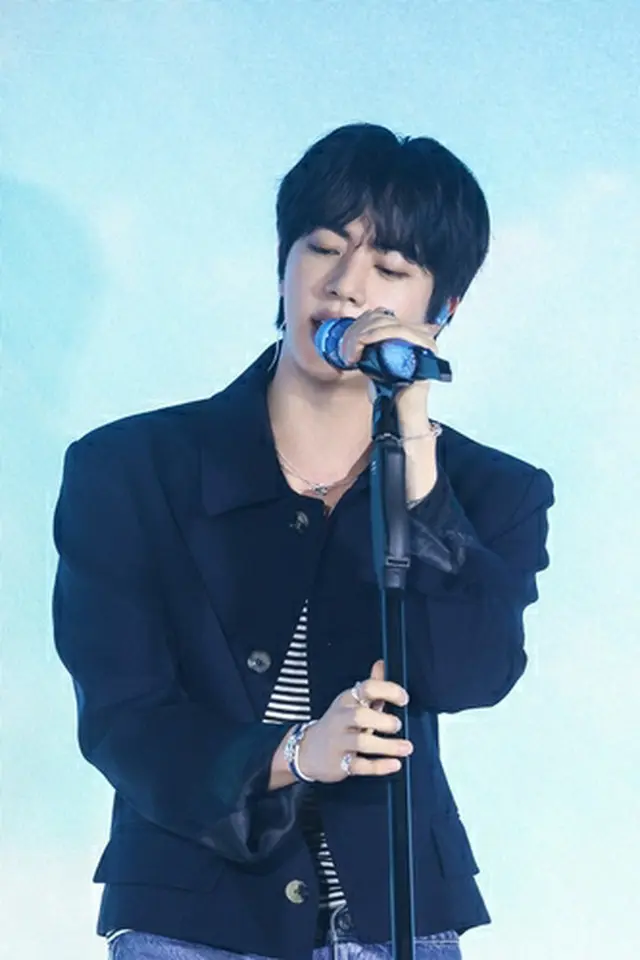 ＢＴＳのＪＩＮ（所属事務所提供）＝（聯合ニュース）≪転載・転用禁止≫