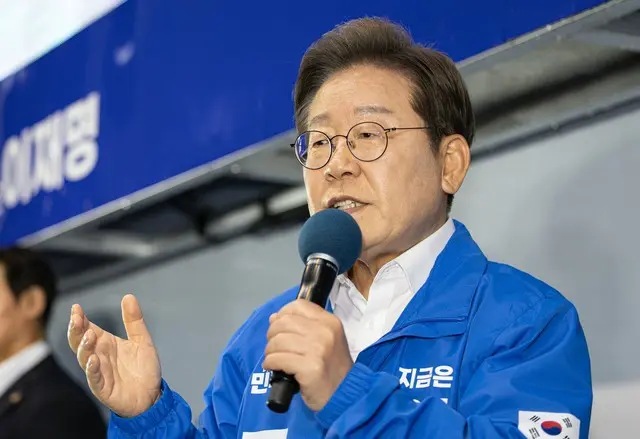 テレビ討論を終えた李在明候補「国民の有能な働き手になり、新たな韓国を実現」
