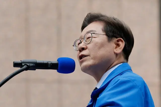 最大野党「共に民主党」のイ・ジェミョン（李在明）前代表