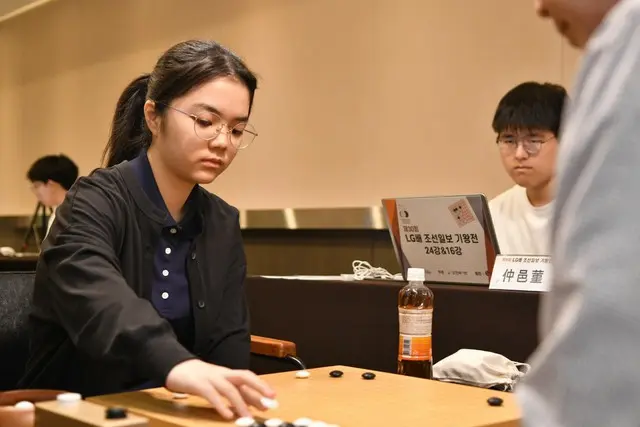 仲邑菫四段（写真：韓国棋院）