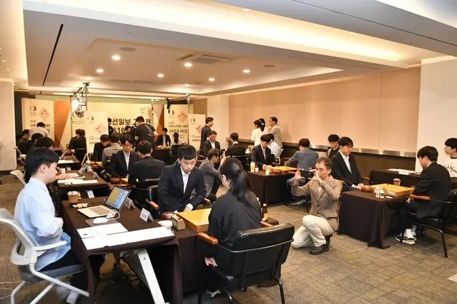16強の試合の様子（写真：韓国棋院）