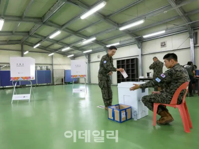 海外派兵部隊で第21代大統領選挙の在外投票を実施中＝韓国