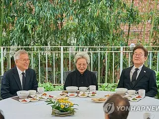 李在明候補が文元大統領と昼食会　支持層結集狙い＝大統領選