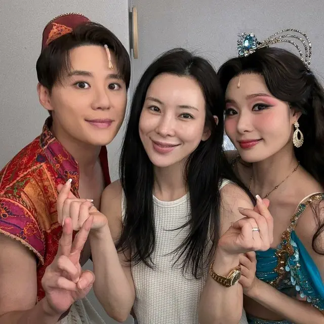 ミュージカル女優チョン・ソンア、ジュンス＆ミン・ギョンアの「アラジン」観覧後、感動…“やっぱり老兵は生きている”02