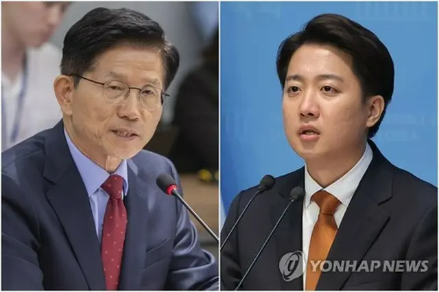 金文洙氏（左）と李俊錫氏（資料写真）＝（聯合ニュース）