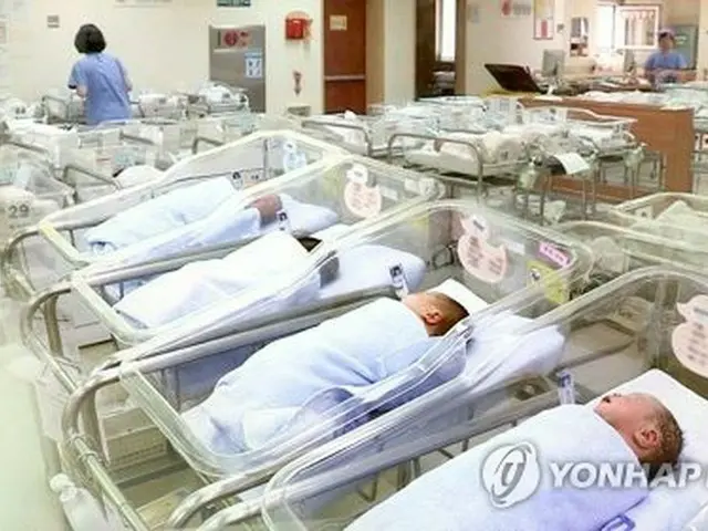 ３月の出生数が２万１０４１人となり、前年同月より１３４７人増加した＝（聯合ニュースＴＶ）