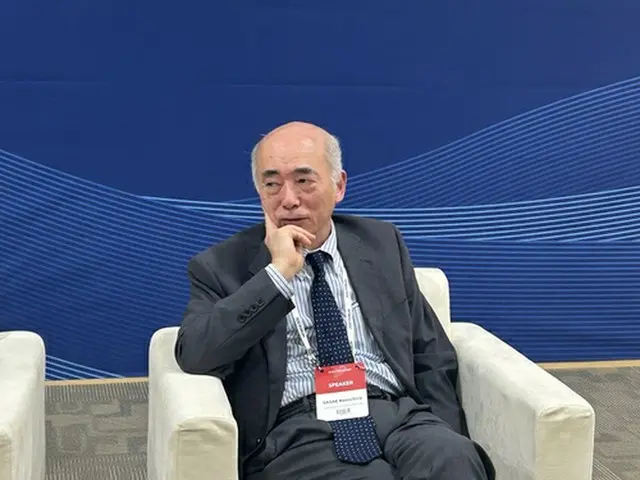 佐々江賢一郎氏＝２８日、済州（聯合ニュース）