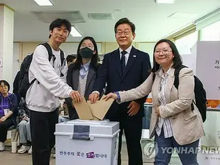 韓国大統領選　各候補が期日前投票＝有権者に投票呼びかけ