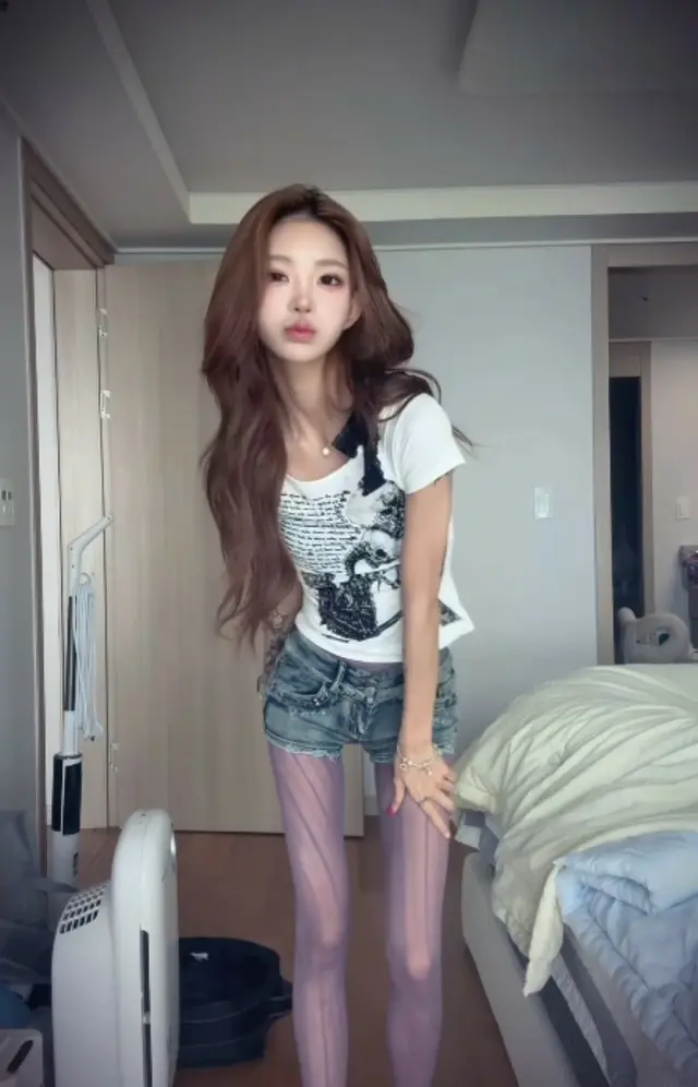 故チェ・ジンシルさんの娘チェ・ジュンヒが痩せた姿を披露した。