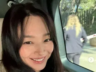 キム・ウビンの恋人シン・ミナ、えくぼがかわいい笑顔