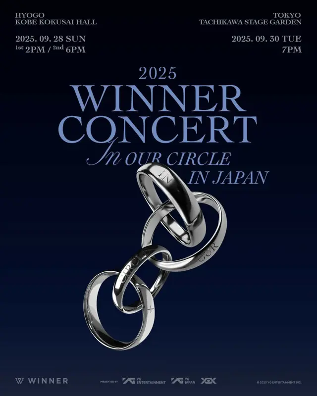 「WINNER」、約6年ぶりのJAPAN TOUR『2025 WINNER CONCERT [IN OUR CIRCLE] IN JAPAN』開催決定！