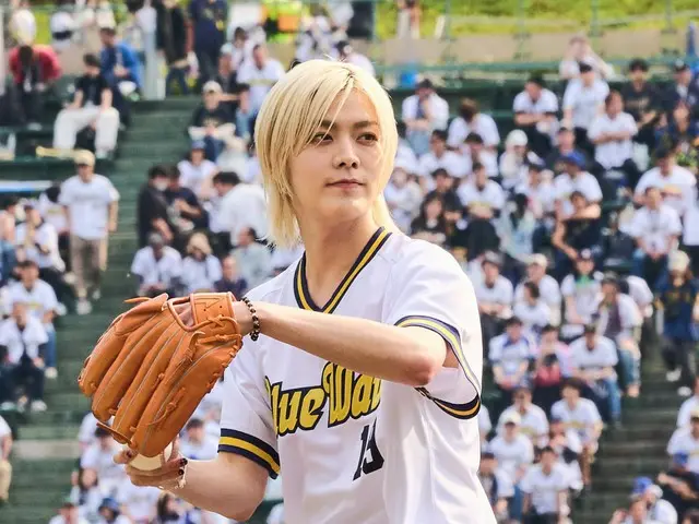 ユウタ（NCT）、特別始球式に登板！ほっともっとフィールド神戸にて「#つながる、韓国 KOREA DAY」を開催