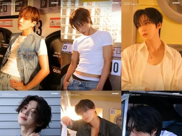 「ATEEZ」、12thミニアルバム「GOLDEN HOUR : Part.3」のアルバムフォト公開