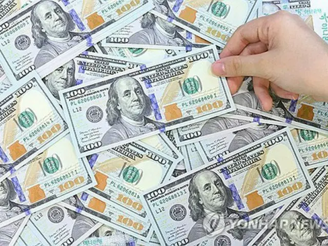 米ドル紙幣（資料写真）＝（聯合ニュース）