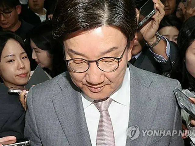 辞任を表明した権性東氏＝（聯合ニュース）