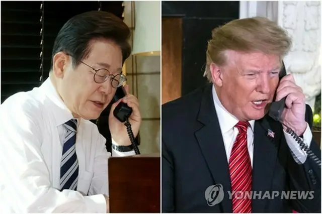 李在明（イ・ジェミョン）大統領とトランプ米大統領＝（ＥＰＡ＝聯合ニュース）