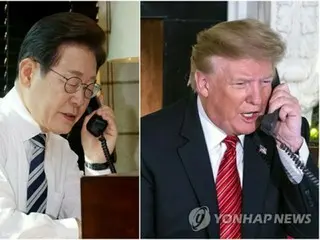 李大統領　トランプ氏と電話会談＝就任後初