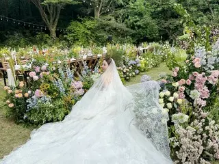 「Miss A」出身ミン、素敵な事業家の夫とお祭りのような結婚式「Just got married」