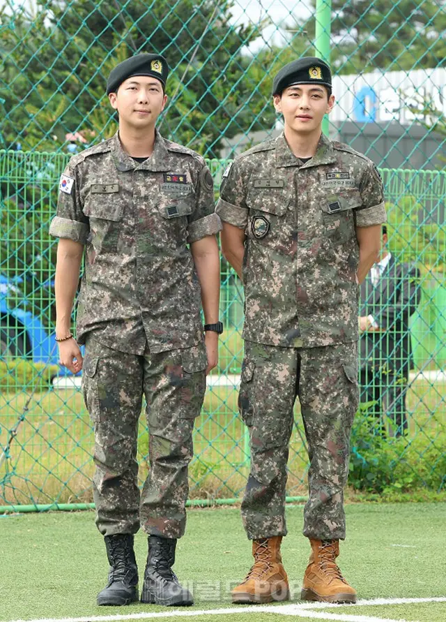 【フォト】「BTS」RM＆V、本日（10日）軍服務を終え除隊！