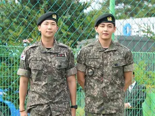 【フォト】「BTS」RM＆V、本日（10日）軍服務を終え除隊！