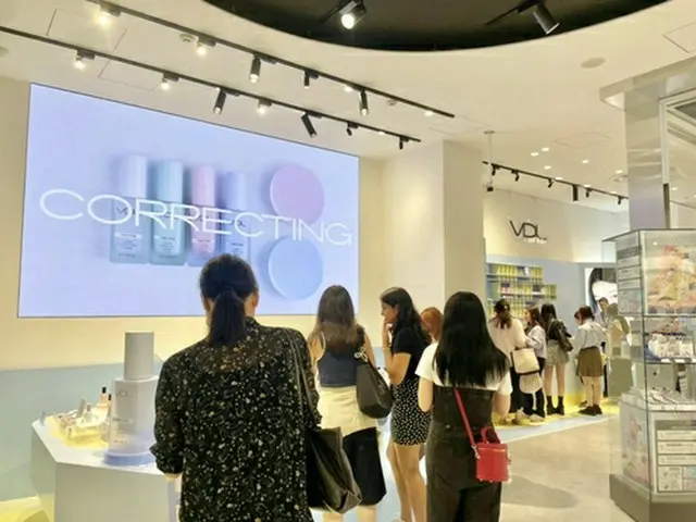 韓国のコスメブランド「ＶＤＬ」は先月、東京でポップアップを開催した（ＬＧ生活健康提供）＝（聯合ニュース）≪転載・転用禁止≫
