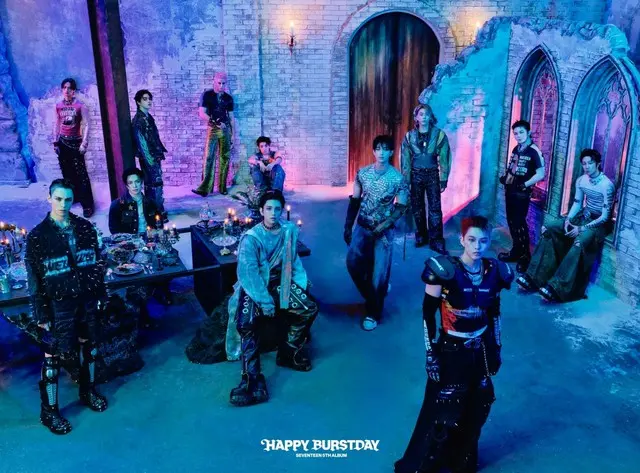 「SEVENTEEN」、5thフルアルバム「HAPPY BURSTDAY」…米ビルボードアルバムチャート最上位圏に