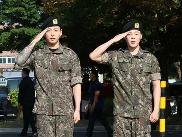 【フォト】「BTS」JIMIN＆JUNG KOOK、1年6カ月の軍服務を終えて本日（11日）満期除隊！