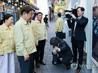 李大統領　梨泰院雑踏事故の現場を訪問＝安全対策を強調
