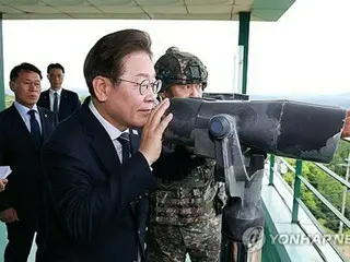 李大統領が前線部隊を視察　「韓国の存続に最も重要」と兵士激励