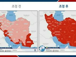 イラン全域を「出国勧告」に　イスラエルの旅行警報も引き上げ＝韓国政府