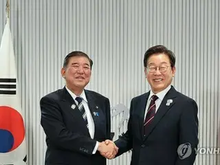 石破首相　在日韓国大使館の国交６０年式典に出席