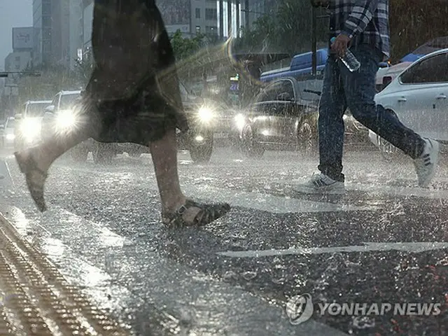 韓国全国で２１日まで断続的に雨の予報　首都圏で２０日午後から大雨