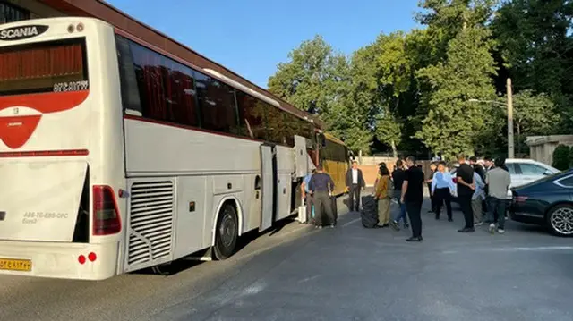 イランから退避した韓国国民（外交部提供）＝（聯合ニュース）≪転載・転用禁止≫