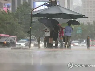 韓国首都圏などに大雨警報　政府安全対策本部が警戒態勢