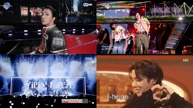「BTS」J-HOPE、「Killin' It Girl」で官能的なダンスライン…音楽番組を掌握