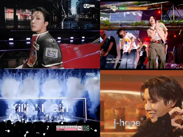 「BTS」J-HOPE、「Killin' It Girl」で官能的なダンスライン…音楽番組を掌握