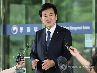 韓国統一相候補「平和が最重要課題」　官庁名「統一」不使用も視野