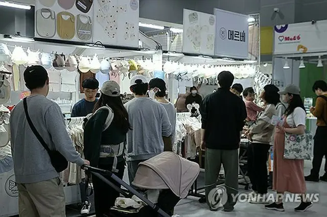 ベビー用品展示会の会場（資料写真）＝（聯合ニュース）
