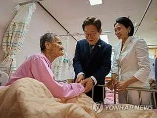 李大統領　ハンセン病患者の療養施設を訪問＝大統領で初めて
