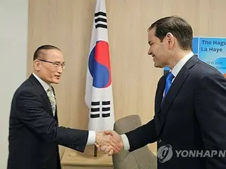 韓国国家安保室長が米国務長官と面会　首脳会談の早期開催で一致