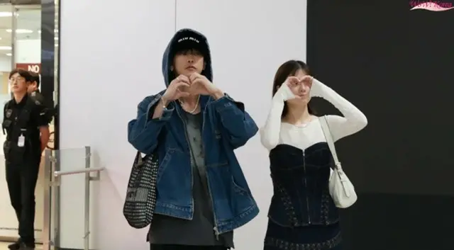 【空港ファッション映像レポ】日本版「私の夫と結婚して」主演の小芝風花＆佐藤健、たくさんのファンに迎えられて金浦国際空港に到着２
