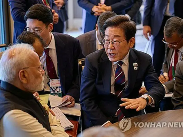 李大統領「実用外交で国益最大化」　朝鮮半島シンポでグローバル危機に言及