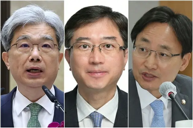 左から金尚煥氏、呉泳俊氏、林光鉉氏（資料写真）＝（聯合ニュース）