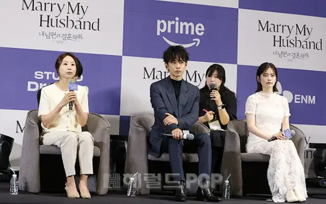 【フォト】佐藤健&小芝風花、日本版「私の夫と結婚して」制作発表会に出席