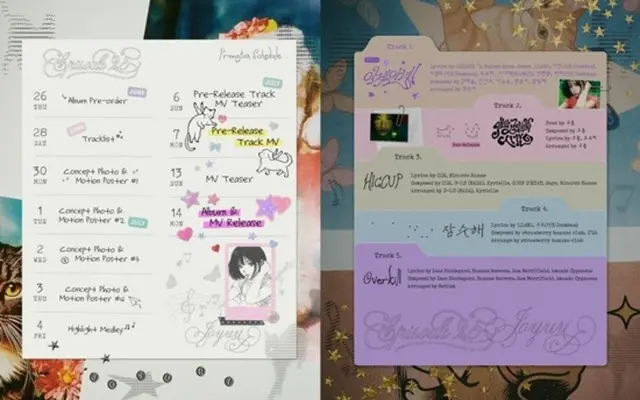 チョ・ユリ（元IZ*ONE）が公式チャンネルを通じて、3rdミニアルバム「Episode 25」のスケジューラー、トラックリストを公開した。