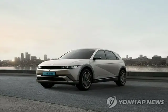 現代自動車の電気自動車（ＥＶ）「アイオニック５」＝（聯合ニュース）