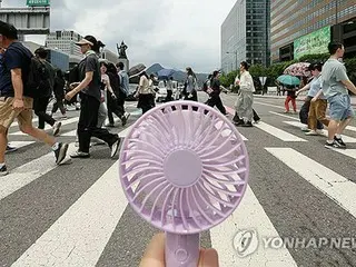 ソウルに今年初の猛暑注意報　昨年より１１日遅く