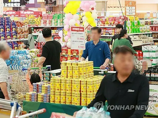 ６月の消費者物価２．２％増　５カ月ぶり高水準＝韓国