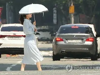 韓国で猛暑続く　ソウルは４日連続熱帯夜