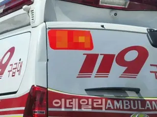 釜山で道路陥没…深さ1.5メートル＝韓国
